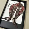 Novo lenço de seda longo com fecho magnético de pérola para mulheres, acessório versátil de colar protetor de pescoço, lenço para clavícula, decoração de lenço de pescoço