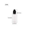En Stock Al Por Mayor Muestra de Aceite Esencial para Mascotas de Nariz Puntiaguda 5ml Botellas Recargables, Botellas de Plástico Transparente Vacías tipo Exprimidor para Empaque de Perfumes