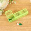 Caja de Medicamentos Arcoíris de 3 Compartimentos Portátil para Viaje Protección Ambiental Plástico Caja de Medicamentos Cuidado de la Salud Medicamento Caja de Almacenamiento para las Tres Comidas para Personas Mayores