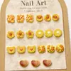 Brinquedo de Comida Unha de Pão Joias Sobremesa Pão Coração Cola Cremosa Material DIY Grampo de Cabelo Capa de Celular Acessórios de Unha