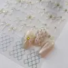 YITU Figura de Formiga Adesivo Dupla Camada para Unhas Laço Padrão Simples Doce Puro Vermelho da Internet Adesivo Decorativo YT5588