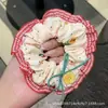 2025 Novo Scrunchie de Intestino de Porco Francês de Alta Qualidade para Mulheres Estilo Coreano Moda Versátil Simples Acessórios de Cabelo Corda de Cabelo Acessório de Cabeça