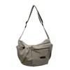 Bolso de lona nuevo para mujer, bolso cruzado de gran capacidad, bolso de hombro deportivo casual para hombre, mochila para estudiante y para el día a día con múltiples bolsillos