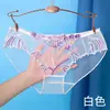 Calcinhas de Renda com Tule para Mulheres no Verão Leves Confortáveis Transparentes Respiráveis Tamanho Plus Sem Costura Bordadas Novas