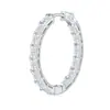 Venta Caliente Transfronteriza Brazalete de Oreja de Moissanita Chapado en Plata de Ley 925 Oro de 18 Quilates Pendientes Simples y Modernos Pendientes de Moissanita de Comercio Exterior Transfronterizo