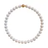 Collar de perlas pastel con cierre magnético para mujer, cadena para clavícula de alto temperamento, no se decolora, todo a juego, joyería