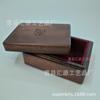 Pulsera Personalizada de Fábrica Empaque Caja de Madera Caja de Madera Nogal Marrón Forrada Joyería Caja de Joyería Caja de Almacenamiento Empaque de Regalo