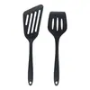 Utensilios de cocina de silicona espátula de silicona espátula espátula oblicua dos piezas sartén antiadherente espátula para freír espátula para bistec frito pescado frito