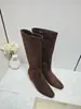 Botines de Gamuza Puntiagudos Estilo Nuevo 2026 para Mujer, Tacón de Cuña Oculto para Aumentar Altura Interior, Adelgazantes, Versátiles, Botas Altas Otoño/Invierno para Mujer