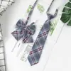 Uniforme Japonés JK Traje de Corbata Estilo Universitario Estudiante DK Corbata Uniforme Escolar de Hombre Camisa Gratis Corbata Lazo Femenino