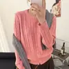 Cárdigan de punto para mujer, nuevo estilo primavera/otoño 2026, cuello redondo, prenda exterior, capa interior otoño/invierno, top básico