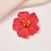 Nuevo Encantador Pasador Artificial de Color Fucsia para Mujer, Adecuado para Fotos en la Playa, con Pinza Lateral y Diseño de Pico de Pato, Accesorio para el Cabello