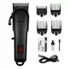 Conjunto de Aparador de Pelos Multifuncional Elétrico, Aparador de Cabelo Masculino, Lâmina em T, Aparador de Cabelo Sem Fio com Display LED