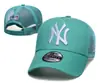 Gorra Sombrero de Sol para Exteriores para Hombres y Mujeres Estilo Bordado Suministro Completo Nueva Gorra de Malla de Béisbol MLB Yankee