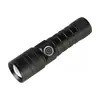 Linterna LED Blanca de Largo Alcance con Zoom Telescópico Portátil de Aleación de Aluminio, Carga Tipo-C, Transfronteriza