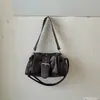 Linda Nova Chegada de Outono Xiaomi Home Bolsa Feminina de Ombro Único Estilo Motociclista Popular para o Dia a Dia Bolsa Transversal Moda Bolsa de Axila Tendência