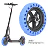 Accesorios Universales para Patinete Eléctrico M365Pro/Pro2 Llanta Sólida de Color Rueda de Panal Absorbente de Impactos + Buje