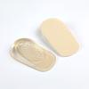Almohadillas de Silicona Invisibles para Talón de Media Talla para Hombres y Mujeres, Suaves y Elásticas, Absorbentes de Impactos, No Cansan, Plantillas para Aumentar la Altura, Almohadillas Antideslizantes para el Talón