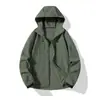 Nueva Chaqueta Impermeable Cortavientos con Capucha para Primavera/Otoño 2026, Resistente a Rayones y al Desgaste, para Senderismo Casual al Aire Libre