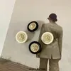 Estilo de Celebridad Cabeza de León Metal Resina Costura Botón Suéter Traje Chaqueta Abrigo Botón Decorativo Cosido a Mano