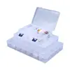 Caja de Almacenamiento de Joyas, Pendientes, Aretes, Collares, Joyeros, Clip para Orejas, Pasadores para el Cabello, Accesorios para el Cabello, Anillos, Joyeros