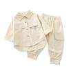 Ropa de Trabajo para Niños Conjunto de Primavera Moderno 2026 Nuevo Elegante Estilo de Primavera Infantil Versión Coreana Conjunto de Dos Piezas para Primavera y Otoño