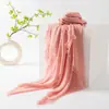 Bufanda para viaje de verano con protección solar, imitación de algodón y lino, chal para mujer, sentido de alta gama, playa, desierto, bufanda de seda, bufanda, bufanda, bufanda, venta al por mayor
