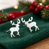 Pendientes de ciervo lindos y sencillos de plata de ley s925, diseño exquisito de temática forestal estilo coreano, accesorios versátiles para mujer
