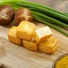 Tofu de Pescado Dorado 2.5kg Brochetas para Barbacoa Envasado Congelado Ingredientes Caja Entera Mayoreo Oden Olla Caliente Albóndigas Mayoreo