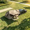 Techo negro 13 tienda de campaña automática para exteriores con varillas, doble capa, dos habitaciones, una sala de estar, villa, tienda de cola de coche tres en uno con protección solar