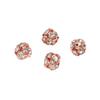 Esfera de Diamante de Cobre Contas Soltas Acessórios de Metal Acessórios DIY Feitos à Mão Contas Espaçadoras Pulseira Contas de Mão Acessórios Material Lote