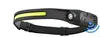 Nuevos faros COB de inducción por onda transfronterizos, luces para ciclismo al aire libre, carga USB, luces para correr de noche, faros de luz potente, silicona