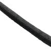 Revestimiento de moldura negra corte biselado forjado extremo de tela moldurado tira negra revestimiento negro 1 cm revestimiento elástico negro