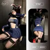 Lingerie Sexy com Tema de Laranja, Uniforme Policial de Coelho Sexy, Coelhinha Qqny de Desejo Puro Saia Curta, Conjunto de Pijama Provocante 9142
