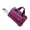 Bolsa de Viaje con Ruedas Impermeable para Hombres y Mujeres, Gran Capacidad, Alta Calidad, Maleta de Negocios, Plegable para Cabina, Bolsa para Viajes Cortos
