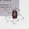 Joia Borboleta Oca para Nail Art Liga Metálica Patch Decoração Ouro Rosé Vintage Pacote de Material DIY Patch Borboleta para Nail Art
