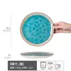 Platos de Cerámica de Alta Calidad con Esmalte de Grietas de Hielo, Platos de Postre de Cerámica para Uso Doméstico, Hermosos Platos, Platos al por Mayor, Platos de Estilo Occidental