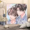 Além do Mundo Pintura a Óleo Digital DIY Colorir Preenchido à Mão Pintura a Óleo Personagem Protagonista Masculino Personagem de Romance Pintura a Óleo Acrílica
