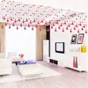 Cortina de Cuentas Cortina Divisoria de Cristal Cortina Colgante para Sala de Estar Cortina para Puerta Decoración de Cuentas Colgante Cadena de Cuentas Baño Sin Perforaciones Nuevo Estilo