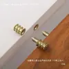 Accesorios de Ferretería para Mesa de Comedor Telescópica Aleación de Zinc Pasador de Posicionamiento Puntiagudo con Forma de Letra Panel de Mesa de Comedor Conector Oculto Invisible