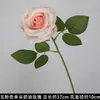 Rosas de Creme Simuladas de 3 Cabeças, Decoração de Fundo para Casamento, Arranjo de Flores para Guia de Estrada, Flores de Seda Estilo Europeu para Casamento, Flores Artificiais