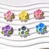 Flores pequenas artificiais, acessórios de resina para DIY, cola creme, presilhas de cabelo feitas à mão, capas de celular, fivelas de sapato, decorações para garrafas de água e materiais para acessórios