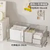 Caixa Organizadora de Ângulo Reto Plástico Cesta de Armazenamento de Utensílios Domésticos Japoneses Organizador de Armário de Cozinha Caixa Organizadora de Armário Caixa Telescópica