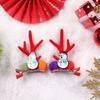 Navidad niños pequeño regalo regalo horquilla horquilla asta joyería navideña tocado orejas de alce clip de ciervo