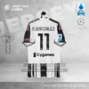 Serie a 2526 Juventus Juventus Camisa de Jogo em Casa de Manga Curta Locatelli Il Diz Joao Mario