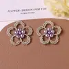 Como Flores en la Naturaleza, Flores Pequeñas de Cuentas de Color Dopamina DIY Moda Retro Pendientes y Accesorios para el Cabello Personalizados