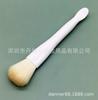 Nuevo en stock brocha suave para rubor para el cabello brocha plana de cerdas suaves mini para barrer mascarilla DIY brocha portátil para pastel en polvo