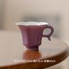 Taza de té con asa de cerámica creativa hecha a mano pura Mi Yan, taza de degustación de té no caliente, taza de té de Kung Fu de color sólido para el hogar, taza maestra