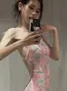 Direto da fábrica Coreia do Sul bikini estampado com bronzear cobrindo carne peito pequeno puro sexy dividido elástico maiô de corrida feminino