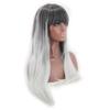Peluca Gradiente Cosplay Fabricante Fibra de Alta Temperatura Gris Abuela/Rojo/Verde/Estilo Anime Cabello Largo Rizado